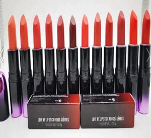 Новейшие продукты Градация матовых помад Love Me Lipstick 12 цветов блеска сексуальный макияж губ 3g9871980