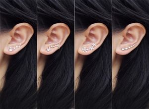 Ear Cuff Modian 4 Different Style Luxury Clips Earring for Women Zircon Sterling Silver 925 Earring Wedding Gift Fine Jewelry 22112566214