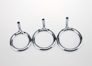 Мужское устройство из нержавеющей стали Клетки для члена Дополнительное кольцо для петухов 3 размера на выбор Секс-игрушки для взрослых БДСМ4761466