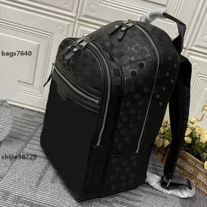 Moda de alta qualidade mochila dos homens e das mulheres couro genuíno xadrez em relevo portátil mochila luxo flor designer saco