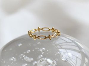 Cluster-Ringe, Geometrie, unregelmäßiger Gothic-Ring, Edelstahl, Geschenk für Frauen, plattiert, ästhetisch, Designer-Boho-Accessoires, Schmuck 29838321