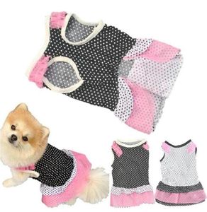 Summer Dog Dress Pet Clothes For Small Wedding Kjol Valpkläder Spring Fashion Jean XSL Apparel320T220D1306801