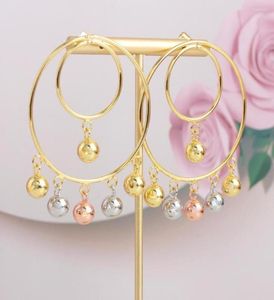 Stud Earrings Hoop Copper African For Women Girls Jewelry Unique Dubai Drop Statement Earring Female9454052