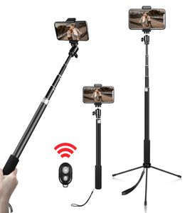 158cm Portable Tripod For Phone 14 Screw Head Flexible Selfie Tripod Stand With Bluetooth Remote Control Holder For Phone2313653