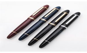 Fountain Pens Jinhao X159 Akrilik Siyah Çeşme Kalem Metal Klipsi Genişletilmiş İnce NIB 05mm Mürekkep Yazma Hediye Kalemi Ofis Okulu Sarf malzemeleri3583564