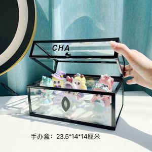 Fashion Luxury Designer Desktop Lipstick Storage Box Dust-Proof Transparent Hushåll Kosmetika Makeup Lip Glaze Storage Box Ansiktsmasker Finish Lådor