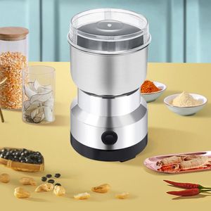 Multipurpose Electric Coffee Bean Grinding Tool Stainless Steel Milling Machine for Seeds Spices Herbs Nuts Coffee Grinder 240223