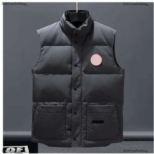 Canadas Gooses ner Vest Designer Herr Midja Winter Vests unisex Par Bodywarmer Womens Jacket ärmlös utomhus varmt tjockt utgång 830