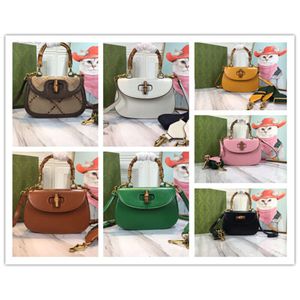 womens bag Designer Bamboo 1947 Mini Top Handle Black 686864 675797 Calf 2way Canvas Ladies Shoulder Bag purse