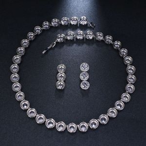 Tongling Halskette Iced Out Bling Zirkon Tennis Cz Choker für Damen