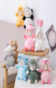 2024 Śliczne małe owce lalki pluszowe zabawki super urocze dekoracje małe dzieci 039S prezent urodzinowy