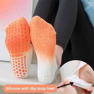 Calzini da donna 1 paio Specialità Yoga per uomo Tendenza alla moda Simpatico cotone in silicone antiscivolo Regali per amici sportivi