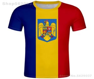 ROMANIA maglietta fai da te su misura nome numero rom TShirt nazione bandiera ro romana paese rumeno college stampa po abbigliamento 22079197046