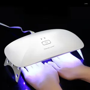 Nail Dryers Uv Lamp Light Therapy Machine Mini LED Dryer 24W Mouse Baking Gel