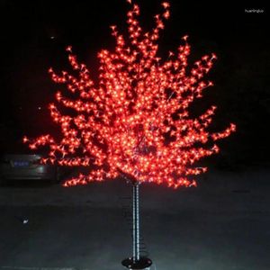 Weihnachtsdekorationen, LED-Licht, Kirschblütenbaum, 2 m Höhe, 110 VAC/220 VAC, regenfest, für den Außenbereich, Tropfendekoration