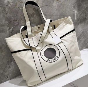 lu Canvas Tote Yoga Daily Women Bolsa de lona com alça dupla para esportes de academia de ioga