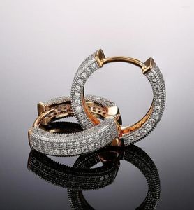 Серьги-кольца CAOSHI Эстетические для женщин Изысканные современные аксессуары для вечеринок с двухцветным дизайном Модные женские ювелирные изделия Gift7701848
