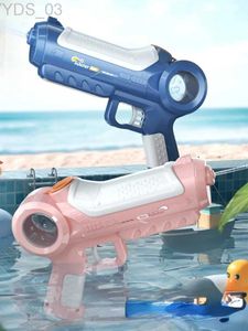 Gun Toys New Kid Elektrische Wasserpistole Schwarz Technologie Elektrisches Spielzeug Große Kapazität Wasserdicht Junge Spielzeug Kinder Spielen Wasser Geschenke für Kind YQ240307