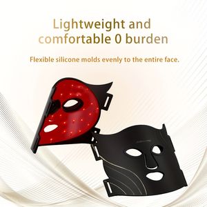 Mask Beauty Instrument Color Light LED Hushållssilikon Ansiktsverktyg