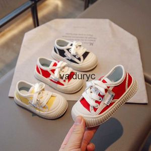 Athletic Outdoor Childrens shoes mens and womens little baby canvas shoes breathable soft soled walking shoes anti kick baby single shoesH240307