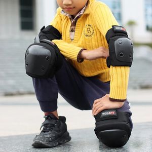 WOSAWE Children Roller Skating Ski Volleyball Knee Protector Elbow Pads Riding off road dirt bike knee Guard Protective Gear 240304