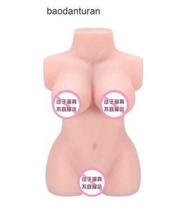 Boneca sexual de meio corpo, produtos sexuais adultos, famoso molde invertido, boneca de silicone completa para homens, pele simulada, brinquedo masculino qzt0