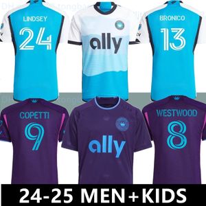 23 24 25 Charlotte FC SWIDERSKI Maglie da calcio da uomo FUCHS BENDER ORTIZ ALCIVAR RUIZ WALKES ARMOUR Home Away Bianco Versione congiunta Camicia maniche corte Uniformi per adulti