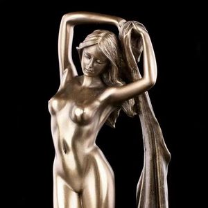 Креативная фигурка богини из смолы, бронзовая статуя леди правосудия, мифология, Фемисс, греческая богиня, милое изделие из смолы для украшения дома 240223