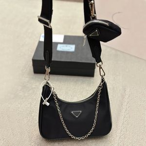 Borsa firmata hobo 3 pezzi Borse Borse a tracolla Vendita Borsa a tracolla di lusso Borsa da donna Borsa a portafoglio moda in tela con catena di alta qualità