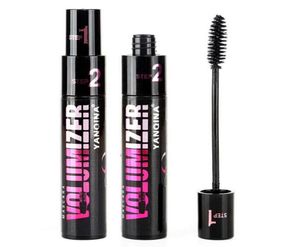 2 в 1 3D Fiber Lash Mascara Многофункциональная тушь для ресниц Длинный толстый локон Водостойкая и антицветущая тушь для ресниц4746623