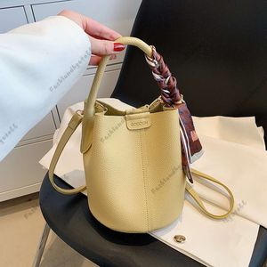 Temperament Womens Handbag Fashion Bag 2023 Summer Korean Version Bucket Bag Pu Leather Diagonal Cross Lite Bag