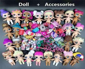 Lols surprise original doll accessories clothing suit 8 cm dress baby statue sister lol surprise girl toys gifts7271760