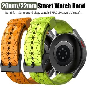 Watch Bands 20mm 22mm Smart Band For Samsung Galaxy 5/5Pro Silicone Strap Huawei GT/3Pro 46mm Runner Belt Amazfit