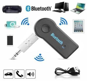 2 Arada 1 Kablosuz Bluetooth 5.0 Alıcı Verici Adaptörü Araba Müziği İçin 3.5mm Jak O AUX kulaklık alıcı Handfree6122009