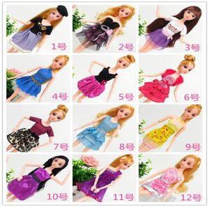 Cute 29cm 11 Inches Doll Accessories 32 Style Fashion Clothes Skirts Wedding Dress Sportswear Denim Christmas Kid Birthday 3391380