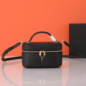 Designer bag high quality mini genuine leather women bag handbag box style shoulder crossbody bag fashion trend wraparound zipper bag D0052