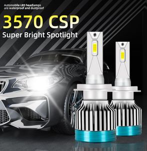 H7 H4 H1 Led Headlight Canbus H11 H8 9005 HB3 Fog Light 9006 HB4 3570 CSP Chip 100W 24000LM 6000k 12v Car Light Bulbs Auto Lamp9734634