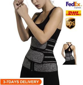 US STOCK Uomo Donna Shaper Vita Trainer Cintura Corsetto Pancia Dimagrante Shapewear Supporto lombare regolabile Body Shaper FY80841721341