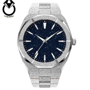 High quality Luxury Paul Style Rich waterproof All stainless steel reloj para hombre men watches Frosted analog watch for men