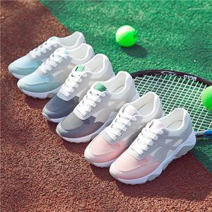 Casual Shoes Air Woman Female Students All Match Comfortable Breathable Thick Soled Running Lace Harajuku Tide Sneaker Women Shoe