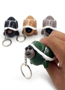 Tortoise Squeeze Toy Cute Telescopic Head Keychain Cartoon Turtle Key Chains Anti Stress s It Toys Funny Gift 2204271006755