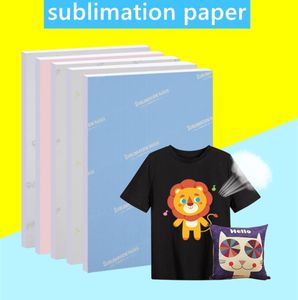 A4 Size SubliMation Paper 100 Sheets Heat Transfer Paper för alla bläckstråleskrivare som matchar sublimering Ink5997866