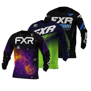 2023 Mens T-Shirts Fox Downhill Mountain Motorcycle off-road Bisiklet Takım elbise ceketi uzun kollu yrhd