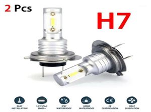 H7 CAR LED -strålkastarlökor Konverteringssats Hilo Beam 55W 8000LM 6000K Super Bright Auto Headlamp Fog Lys Bulb16359224