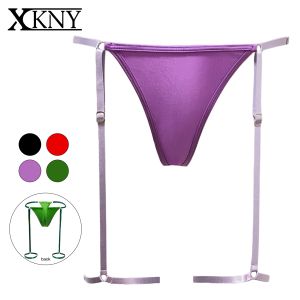 Costume da bagno xckny satinato oleoso perizoma perizoma da donna sexy leggings setoso leggings perizoma sexy cinghia perizoma perizoma da piscina per la piscina