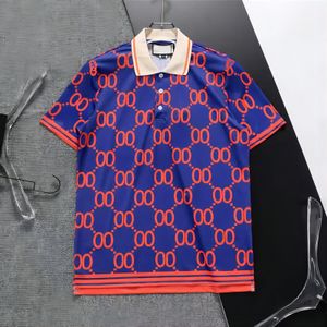 Poloshirt Herren T-Shirt Designer Polo Luxus Brangdy Shirts Damenmode 260g 100 % reine Baumwolle Briefdruckdesign Kurzarm Großhandelspreis Asiatische Größe M-XXXL