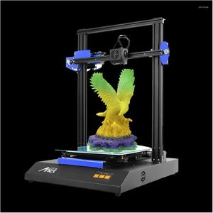Drucker Anet Et4X 3D-Drucker-Kits 300 400 mm große Druckgröße Reprap I3 Impressora-Unterstützung Open Ce Marlin Impresora Drop Delivery Dhjym