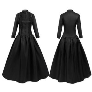 Sukienka średniowieczna retro punk gotycka sukienka księżniczka królewska lady ball sukienka elegancka wampirów diabeł świąteczny wiktoriański kostium vestidos