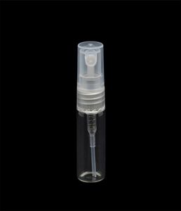 3ML補充可能な小さなガラススプレー香水ボトルミニガラスバイアル3ml空の香りボトルDHLフェデックスUPS6553583
