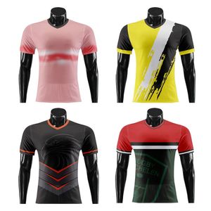 Custom Sublimation Men Blank Short Sleeve Soccer Jersey Shirt Youth Quick Dry Football Uniform Shirts With Number WOX1101 240228